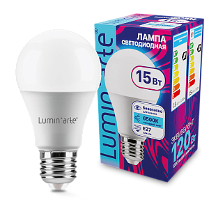 Светодиодная лампа Lumin'arte LSTD-A60-15W6KE27