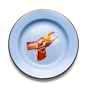 Тарелка Seletti Bird Toiletpaper Enamel 16840