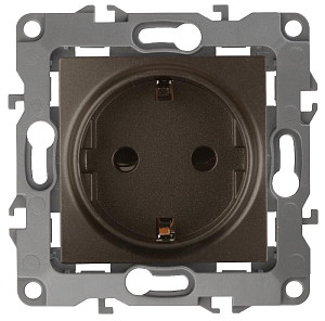 Розетка 2P+E Schuko Эра 12-2101-13 Б0019320