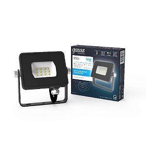 Прожектор светодиодный Gauss Qplus 10W 6500К 690511310