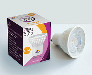 Светодиодная диммируемая лампа Italline TP GU10/7W/3000K DIM