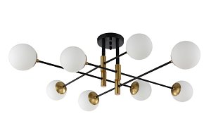 Потолочная люстра Crystal Lux Fidel FIDEL PL8 BLACK