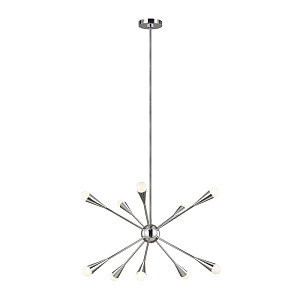 Люстра на штанге Feiss Jax FE-JAX10-PN