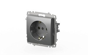 Розетка с заземлением ELBI Zena Vega 609-011000-217