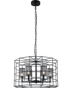 Подвесная люстра Lumien Hall Корин 4012/6P-BK-CR