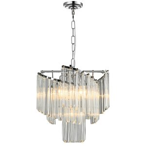 Подвесная люстра Natali Kovaltseva MAJESTIC 81433/6C CHROME