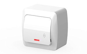 Переключатель с подсветкой ELBI Alsu 504-010200-210