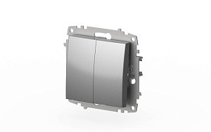 Выключатель двухклавишный ELBI Zena Vega 609-011000-202