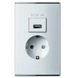 Розетка с USB SHIN DONG-A Parphenon WRC 4707
