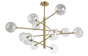 Подвесная люстра Crystal Lux Marzo SP12 Bronze/Transparente