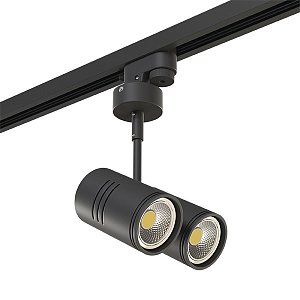 Трековый светильник Lightstar Track 1 black A1T214447