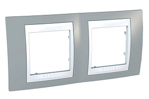 Рамка 2-постовая Schneider Electric Unica Хамелеон MGU6.004.865