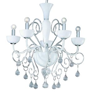 Подвесная люстра Ideal Lux Lilly SP5 Bianco 022789