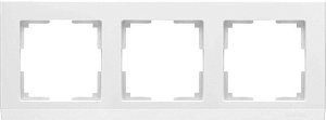 Рамка Werkel Stark на 3 поста белый WL04-Frame-03-white 4690389047121