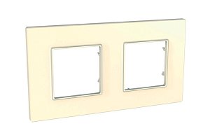 Рамка 2-постовая Schneider Electric Unica Quadro MGU2.704.25