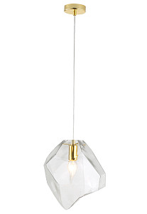 Подвесной светильник Crystal Lux NUESTRO SP1 GOLD/TRANSPARENT УЦ