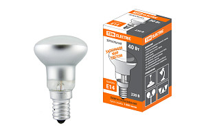 Лампа накаливания TDM Electric Е14 40W 2700K зеркальная SQ0332-0026