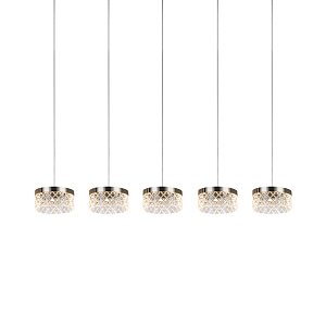 Подвесной светильник Delight Collection MD21020075 MD21020075-5B satin nickel