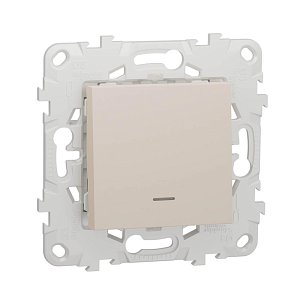 Выключатель одноклавишный Schneider Electric Unica New NU520144N