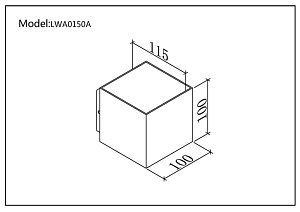 Уличный настенный светильник DesignLed LWA0150A-WH-WW 002808