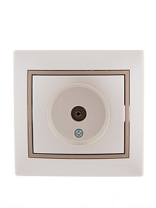 Розетка ТВ оконечная Lezard Mira 701-3031-130