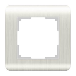 Рамка Werkel Stream на 1 пост перламутровый WL12-Frame-01 4690389123009