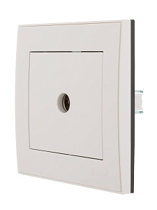 Розетка ТВ проходная Lezard Rain 703-0202-129