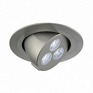 Встраиваемый светильник SLV TRITON 3 GIMBLE PowerLED 4000K серебристый 113610
