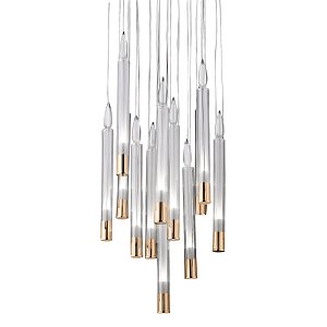 Подвесной светильник Delight Collection Candle P68094-13 brass