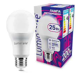 Светодиодная лампа Lumin'arte LSTD-A65-25W4KE27