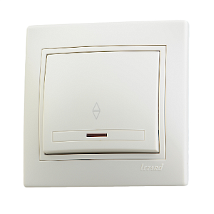 Выключатель проходной с подсветкой Lezard Mira 701-0303-114