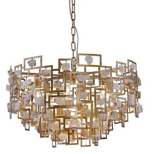 Подвесная люстра Crystal Lux Diego SP9 D600 Gold