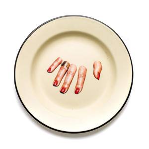 Тарелка Fingers Seletti Toiletpaper Enamel 16836