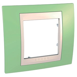 Рамка 1-постовая Schneider Electric Unica Хамелеон MGU6.002.563