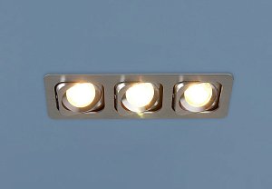 Встраиваемый светильник Elektrostandard 1021/3 MR16 CH хром 4690389056253