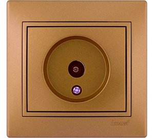 Розетка ТВ проходная Lezard Mira 701-1313-129