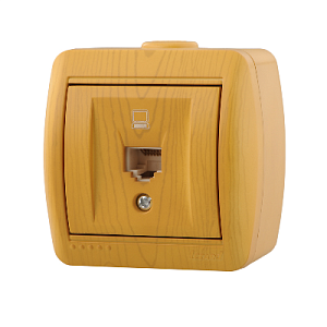 Розетка компьютерная Lezard Nata 710-0700-139