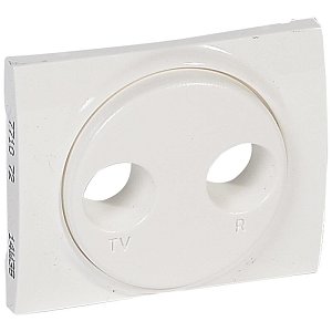 Лицевая панель Legrand Galea Life розетки TV-RD белая 771072