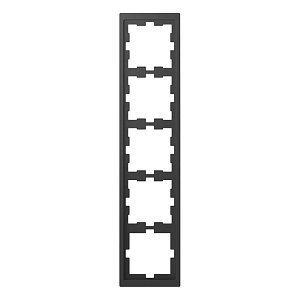 Рамка 5-постовая Schneider Electric Merten D-Life MTN4050-6534