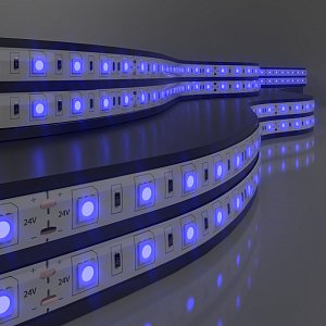 Светодиодная лента Elektrostandard 24V 14,4W 60Led 5050 IP20 синий, 5м 4690389167720