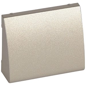 Лицевая панель Legrand Galea Life двойной вывода кабеля титановая 771485