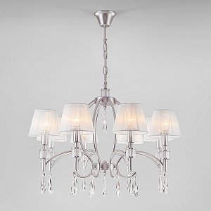 Подвесная люстра Eurosvet Capri 60092/8 серебро