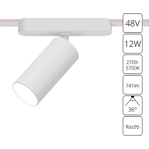 Трековый магнитный светильник Arte Lamp Rapid A2958PL-1WH
