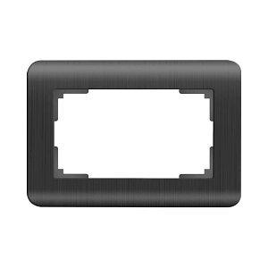 Рамка для двойной розетки Werkel Stream графит WL12-Frame-01-DBL 4690389147050