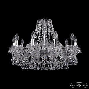 Подвесная люстра Bohemia Ivele Crystal 1409/10/240 Ni