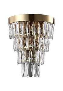Настенный светильник Crystal Lux Abigail AP3 Gold/Transparent