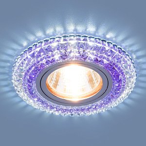 Встраиваемый светильник Elektrostandard 2193 MR16 CL/PU прозрачный/фиолетовый 4690389098895