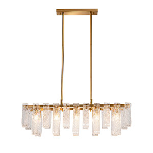 Люстра на штанге Indigo Brina 12027/10PL Brass V000367