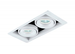 Встраиваемый светильник Donolux DL18615/02WW-SQ White/Black