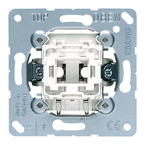 Кнопка 10AX 250V однополюсная с НО контактом Jung EP431U